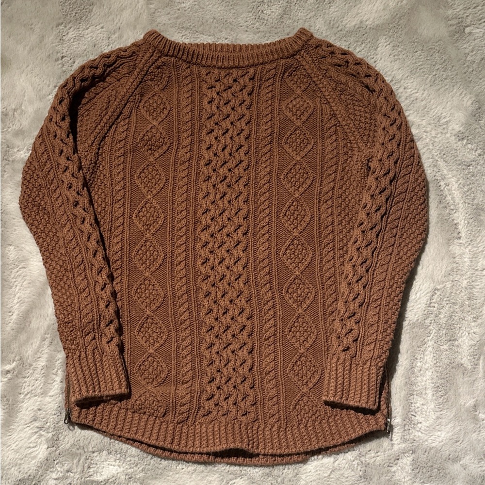Cotton Fisherman Tunic Sweater